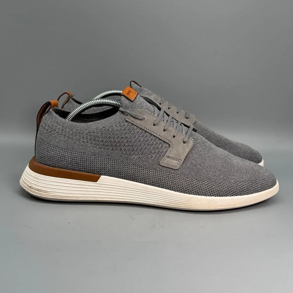 Wolf & Shepherd SwiftKnit Men's 11 Gray White Mesh Low Top Derby Sneakers Shoes - Picture 1 of 10
